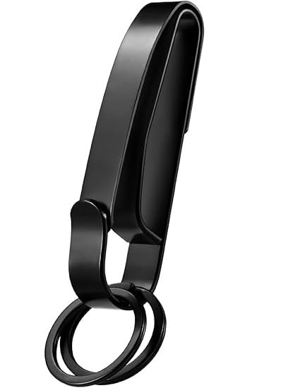 NKD Duty Belt Key Holder, Premium Duty Belt Key Clip, Upgraded Quick Release Key Keeper with Key Ring for Police and Law Enforcement Agencies