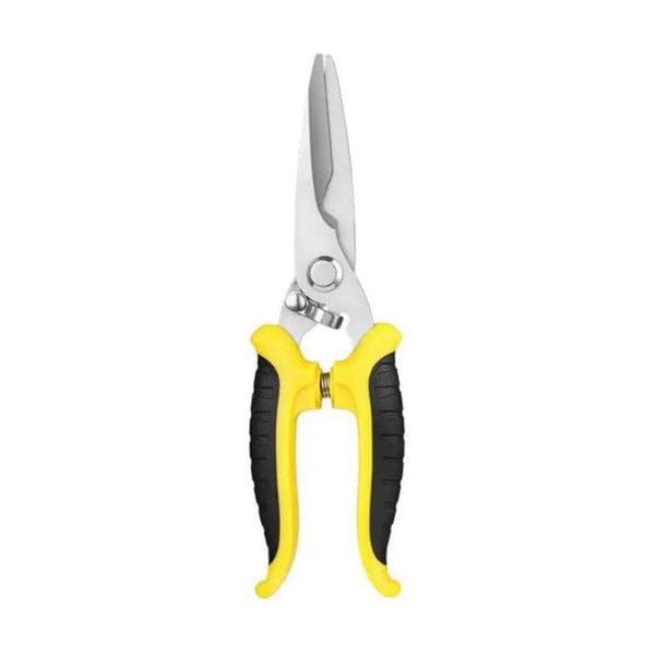 Kitchen and Garden Shears with Stainless Steel Blades, Non-Slip Comfort Grip Handle, Yellow and Black