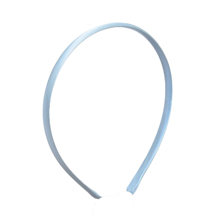 Daphne Satin Hair Band For Girls - Light Blue