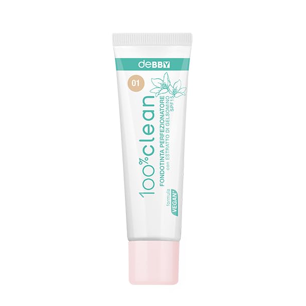 DEBBY 100% CLEAN FONDOTINTA PERFEZIONATORE 01 NUDE