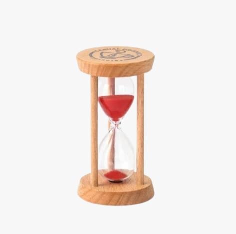 Exquisite 5 minute hourglass: elegant design for accurate and quiet time measurement"