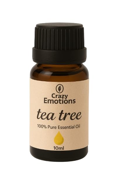 Crazy Emotions 100% Pure Natural Organic Tea Tree Essential Oil 10 ml