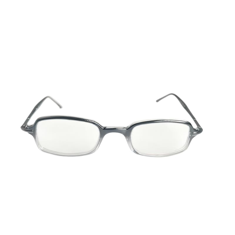 Rectangular Optical Glasses Frame for Men, Lightweight and Durable Plastic Design with Clear Lens, Prescription-Ready and Replaceable Lenses for Daily Wear and Professional Look