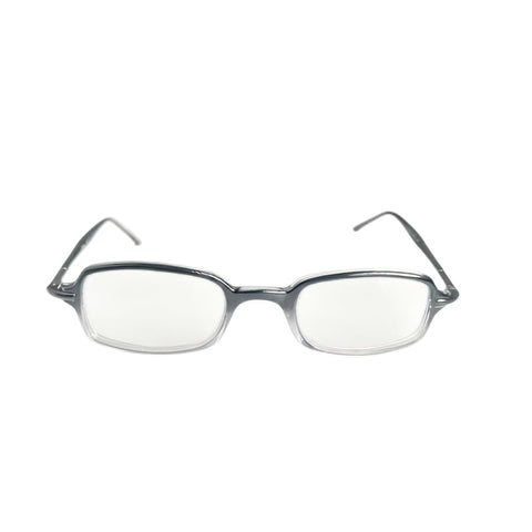 Rectangular Optical Glasses Frame for Men, Lightweight and Durable Plastic Design with Clear Lens, Prescription-Ready and Replaceable Lenses for Daily Wear and Professional Look