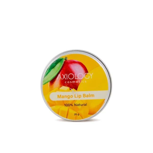 Axiology Mango Lip Balm, 100% Natural, 20g