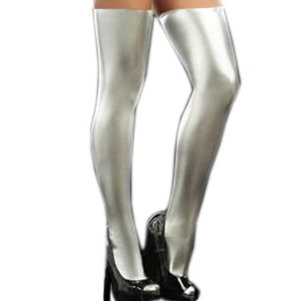 Silver Womens Leather Drink