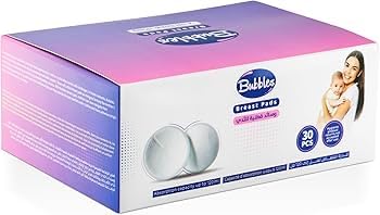 Disposable Nursing Pads, Soft, 30 Pieces - Bubbles