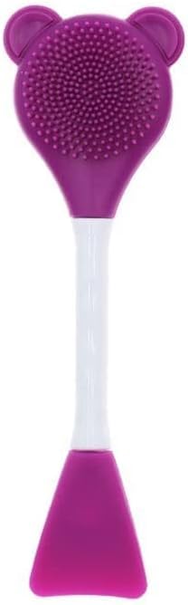 Facial Cream Spatula, Silicone Face Mask Brush, Mask Beauty Tool - Dual-Headed Face Mask Applicator. (multicolor)