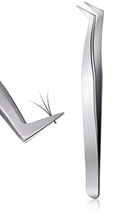 Tweezer Eyelash Nail Tweezers Eyelash Tweezers Bundles Curved Type Material