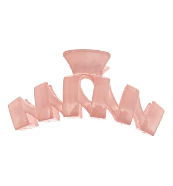 Titania My Style 8204 Zigzag Hair Claw Clips, Pink