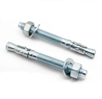 Fisher Anchor Steel 10mm x 100mm Heavy Duty Mounting Bolt Set - 6 Pieces
