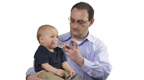 AeroChamber Plus* Flow-Vu* Anti-Static Valved Holding Chamber, Small Mask (0-18 months)