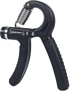 TRUE FIT®Adjustable hand grip training device to enhance finger strength with manual vibration and to exercise the forearms and hands for strength, rehabilitation, and home therapy.