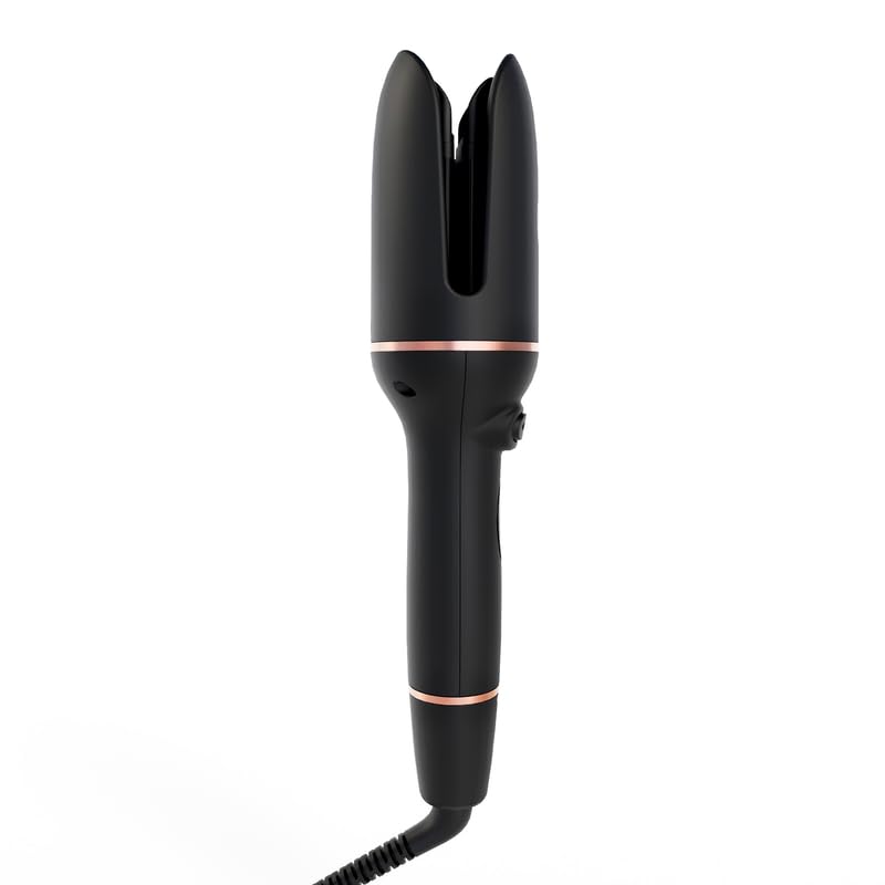 Instant Curler | 5 Heat Settings Pro Curls with Less Effort & Long-Lasting Hold | Rotating Ceramic Barrel with Negative Ions | Multi-Directional Buttons for Unique Styles