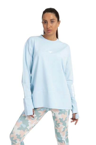 Womens Baby Blue Warm-Up Modest Top Modern (pack of 1)