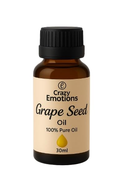 Crazy Emotions 100% Pure Cold-Pressed Organic Grape Seed Oil 30 ml