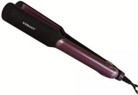 Dodooo Sokany Pro Hair Straightener, Black & Purple - SY-6505