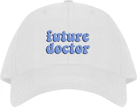 future doctor Plain unisex baseball cap White