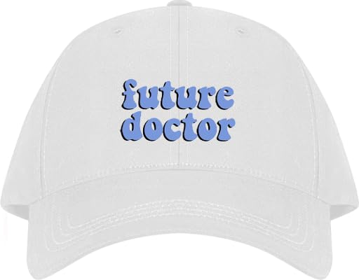 future doctor Plain unisex baseball cap White