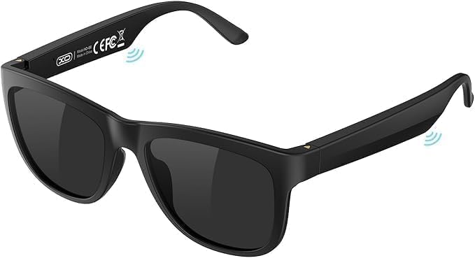 Bluetooth Sunglasses for Women & Men, Smart Audio Sunglasses Outdoor with Built-in Speakers, UV400 Protection, Wireless Music & Calls, Lightweight Frame, Touch Control Compatible with iOS/Android