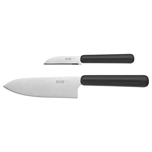 Ikea Kitchen Cook's Knife 14 cm (Total Length 27 cm), Paring Knife 7 cm, Total Length 17 cm Set - 2 Pieces