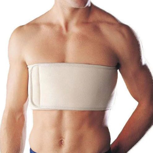 Comfort Elastic Rib Support Belt, Beige, for Men and Women (2XL)