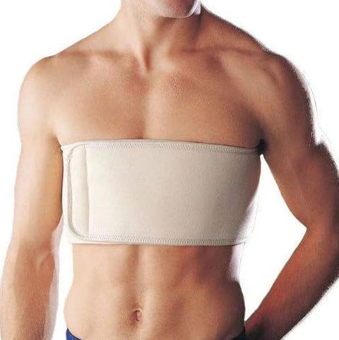 Comfort Elastic Rib Support Belt, Beige, for Men and Women (2XL)