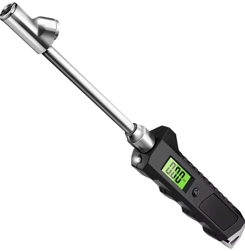 Digital Tire Pressure Gauge 230PSI Double Head Stainless Steel for Truck Car LCD Flashlight Car Test