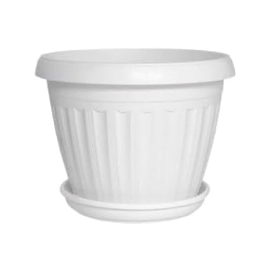German plant pot 25cm, white