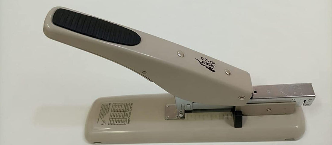 Jaguar Large Stapler - 23/6,23/8,23/10,23/13,100 Sheets HD-1213 - Beige