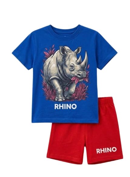 the Boys 2-Piece T-Shirt and Shorts Set,Made from natural cotton