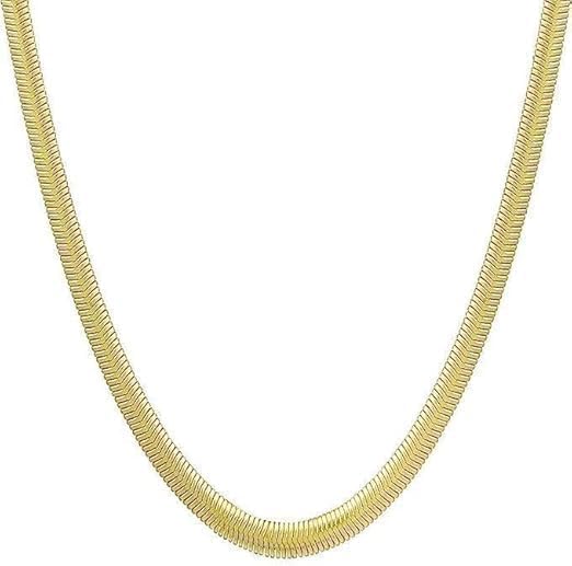 ECIF Women's Gold Plated Stainless Steel Necklace – Stylish Design Rust and Water Resistant | Suitable for Girls and Ladies – Perfect Gift