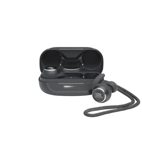 JBL Reflect Mini NC TWS - Small waterproof sports in-ear headphones with Bluetooth, with charging case, in black, Wireless earphones Airpods earbuds headphones
