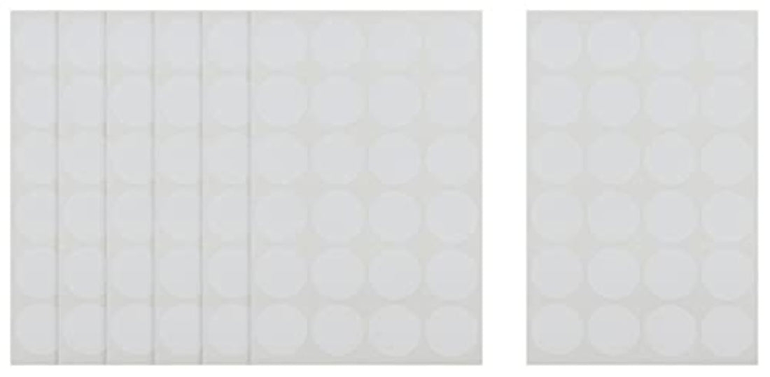 Apple Round Stickers, 7 Sheets, 25 mm - White