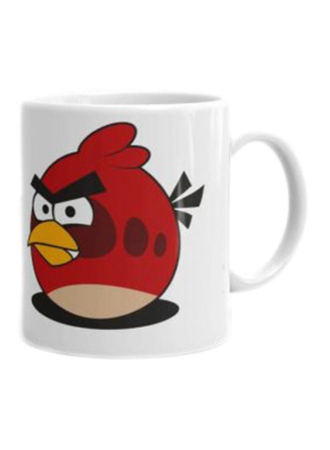 Mug Queen Printed Ceramic Mug White/Red/Black