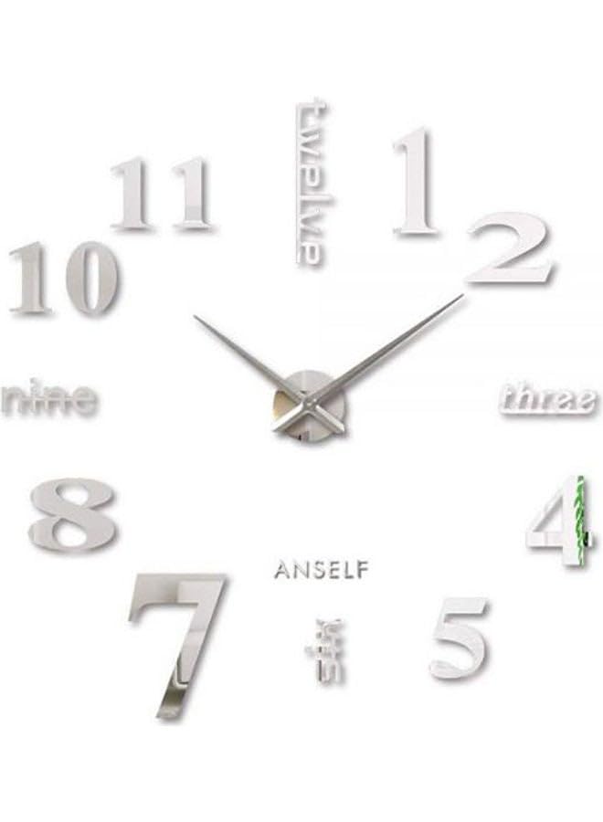 ANSELF Decor Sticker Wall Clock Multicolour