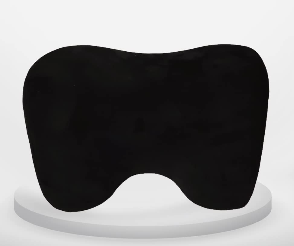 HT Medical Car Seat Headrest Neck Pillow, German Memory Foam (Black)