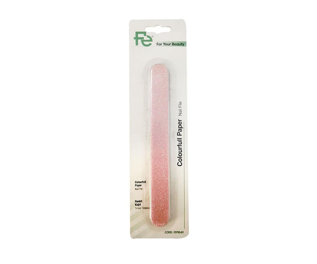 Fe Colorful Paper Nail File 2Ways 0276