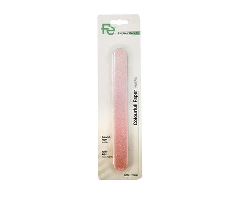Fe Colorful Paper Nail File 2Ways 0276