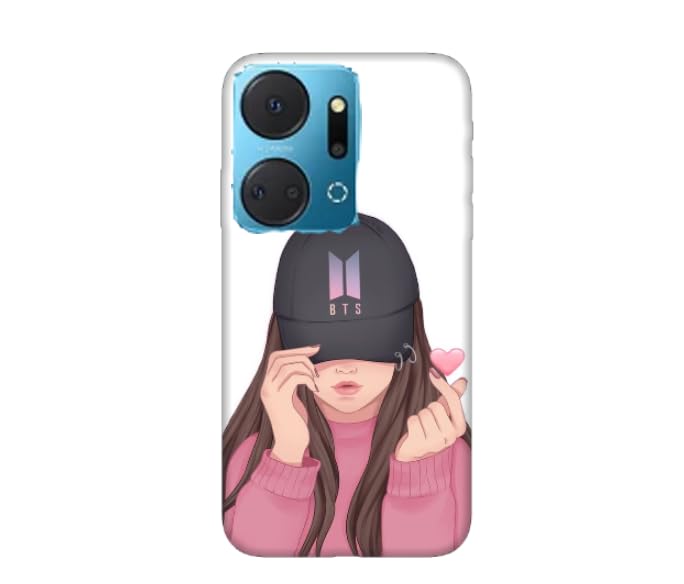 New design number 10049 Silicone Printed mobile case compatible with Honor X7a