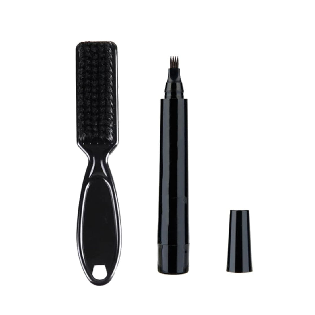 Beauty Beast Brush and Beard Pencil Filler - Waterproof Long Lasting Coverage for Moustache and Eyebrows