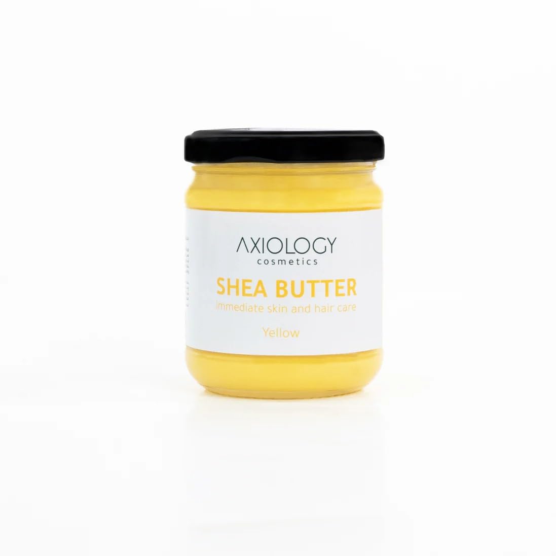Axiology Yellow Shea Butter, Pure Natural Unrefined Butter, 150 g