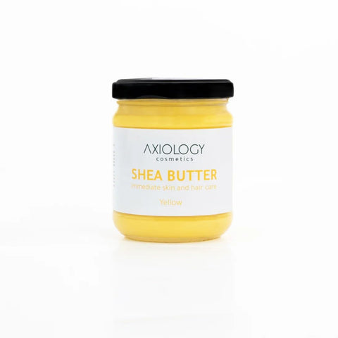 Axiology Yellow Shea Butter, Pure Natural Unrefined Butter, 150 g