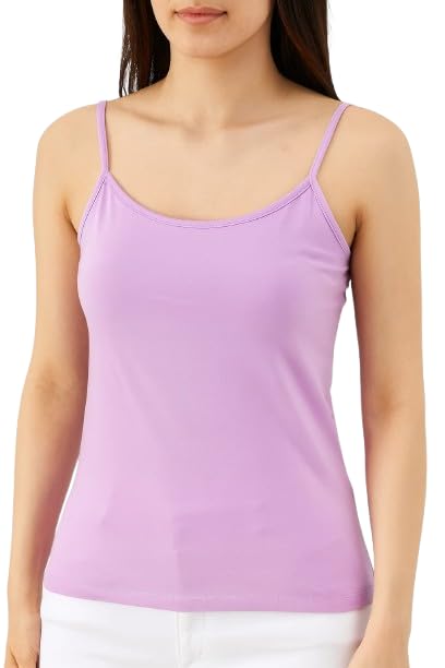 Women's Basic Camisole Tank Top, Slim Fit, Straps