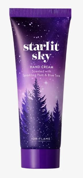 OriflameBeauty Starlit Sky Hand Cream scented with sparkling plum & Blue Tea 75ml