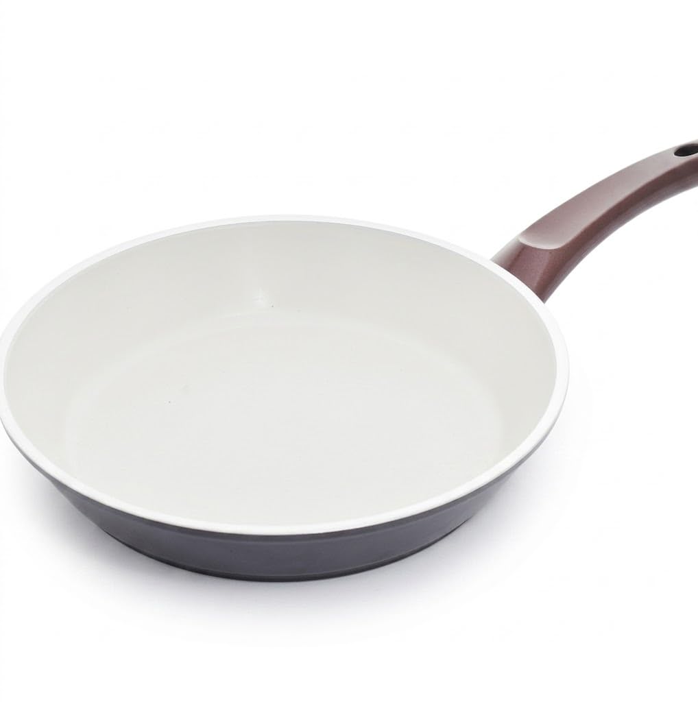 Queen Egypt Zahran Granite 24cm Frying Pan Premium Non-Stick Surface Durable Pan with Comfortable Handle Medium Size