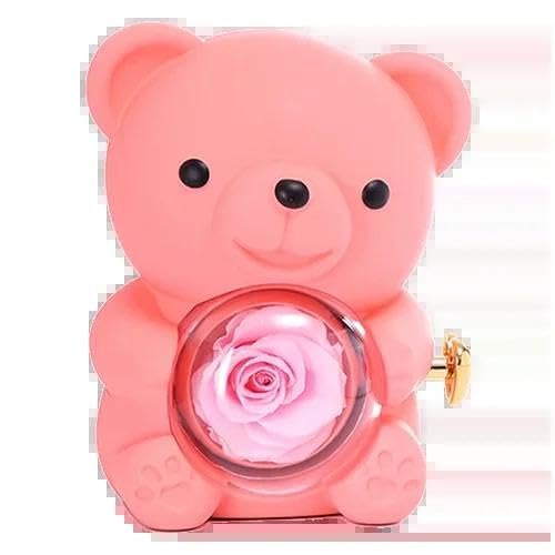 Wedding Box - Innovative Ring Presentation Case with Automatic Pop-Up Feature for Romantic Gifts and Special Moments (Model 8Pink)