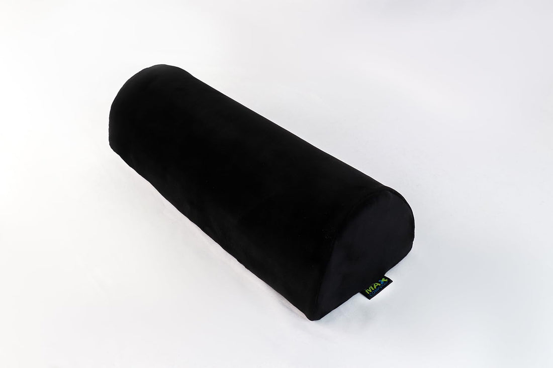Max Comfort Multi Use Support Support For Knee And Back When Sitting Or Sleeping, Black American Foam