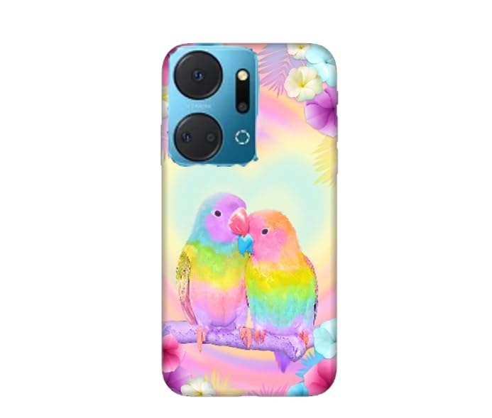 New design number 10068 Silicone Printed mobile case compatible with Honor X7a
