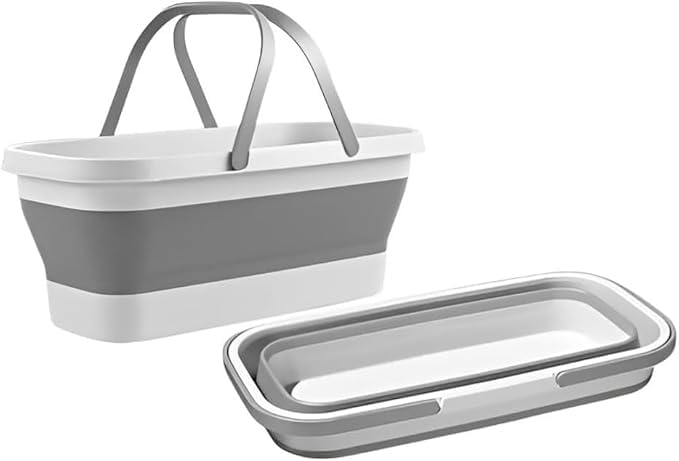 Collapsible Silicone Laundry Basket - Practical, Shatterproof, Versatile for Bathroom and Bathtub, Large Capacity AR